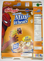 2005 Empty Kellogg's Frosted Mini Wheats 19OZ Cereal Box SKU U198/78