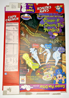 1997 Empty Quaker Cap'n Crunch Casper 16OZ Cereal Box SKU U198/70