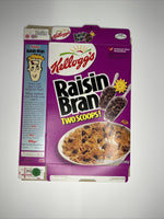 1999 Empty Raisin Bran Two Scoops 20OZ Cereal Box SKU U198/53