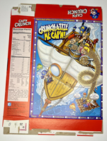 Vintage Empty Cap'n Crunch 16OZ Cereal Box SKU U198/52