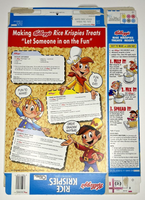 2004 Empty Kellogg's Rice Krispies 10 OZ Cereal Box SKU U198/45