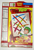 1997 Empty  Lucky Charms Brightly Colored Marshmallows 6.5 Oz Cereal Box U198/39