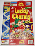 1998 Empty Lucky Charms Shooting Star Marshmallow 20Oz Cereal Box U198/30