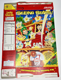 1998 Empty Lucky Charms Shooting Star Marshmallow 20Oz Cereal Box U198/30