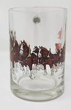 1970's Rare Budweiser Clydesdales Mug Beer Glass Barware Man Cave 12oz U94