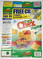 2001 Empty General Mills Corn Chex 12OZ Cereal Box SKU U198/106