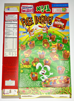 1999 Empty Trix Watermelon & Skittles (Not Inlcuded) 12OZ Cereal Box SKU U198131