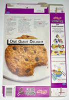 1997 Empty Kellogg's Raisin Bran Two Scoops 25.5OZ Cereal Box SKU U198/101