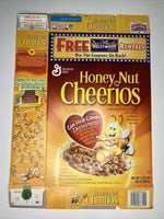 2004 Empty General Mills Honey Nut Cheerios Shrek 14OZ Cereal Box