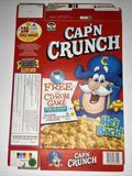 2000 Empty Cap'n Crunch CD Rom Offer 22OZ Cereal Box SKU U198/97