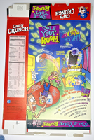 1999 Empty Cap'n Crunch Rule Your Room 22OZ Cereal Box SKU U198/121