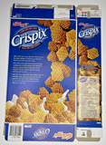 2005 Empty Kellogg's Crispix Corn & Rice 12OZ Cereal Box SKU U198/115