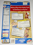 2004 Empty Rice Krispies Toasted Rice Cereal 13.5OZ Cereal Box SKU U198/93