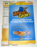 2005 Empty General Mills Basic 4 Whole Grain 16.25OZ Cereal Box SKU U198/103