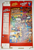 2002 Empty Cap'n Crunch 22OZ Cereal Box SKU U198/136