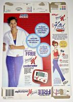 2005 Empty Kellogg's Special K Pedometer 12OZ Cereal Box SKU U198/104