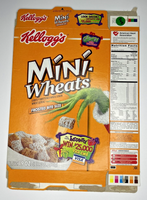 2001 Empty Mini-Wheats Visa Offer The Grinch 19OZ Cereal Box SKU U200/368