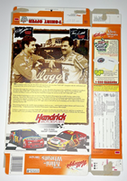 1998 Empty Frosted Mini-Wheats Hendricks Motorsports 24.3OZ Cereal Box U200/365