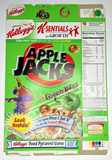 2000 Empty Apple Jacks with Green Jacks 15OZ Cereal Box SKU U200/352