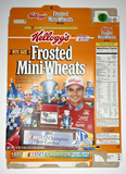 1996 Empty Frosted Mini-Wheats NASCAR Jeff Gordon 19OZ Cereal Box SKU U200/359