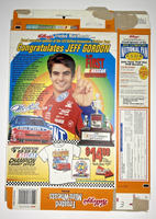 1996 Empty Frosted Mini-Wheats NASCAR Jeff Gordon 19OZ Cereal Box SKU U200/359