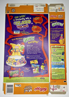 2001 Empty M in-Wheats The Grinch Visa Offer 24.3OZ Cereal Box SKU U200/364