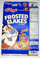 2001 Empty Frosted Flakes Free Stuff Online 20 OZ Cereal Box SKU U200/362