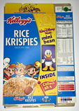 2001 Empty Rice Krispies Disney Mini Bean Not Included 13.OZ Cereal Box U200/329