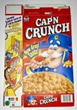 1998 Empty Quaker Cap'n Crunch 22 OZ Cereal Box SKU U200/331