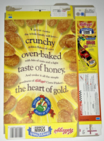 1998 Empty Honey Crunch Corn Flakes 15.1OZ Cereal Box SKU U200/339