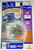 Vintage Empty Frosted Flakes Toon Mysteries DVD (Not in Box) Cereal Box U200/341