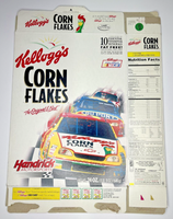 1998 Empty Kellogg's Corn Flakes NASCAR 24OZ Cereal Box SKU U200/327