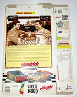 1998 Empty Kellogg's Corn Flakes NASCAR 24OZ Cereal Box SKU U200/327