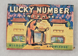 Vintage Lucky Number Incense Eastern Trading Chicago Cardboard Box Display PB200