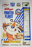 1996 Empty Kellogg's Frosted Flakes Bowl Offer 20OZ Cereal Box SKU U200/286