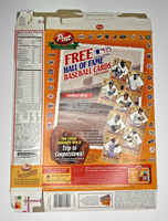 2002 Empty Honey Bunches of Oats Baseball Cards 16OZ Cereal Box SKU U200/288