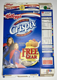 2002 Empty Crispix World Cup Gear Offer 12OZ Cereal Box SKU U200/293