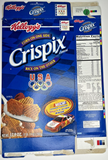 2005 Empty Kellogg's Crispix NASCAR 17.9OZ Cereal Box SKU U200/292