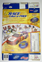 2005 Empty Kellogg's Crispix NASCAR 17.9OZ Cereal Box SKU U200/292