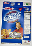 2005 Empty Crispix Troy's Big Game Mix 12OZ Cereal Box SKU U200/281