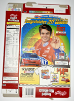 1996 Empty Frosted Mini-Wheats Nascar Jeff Gordon 16OZ Cereal Box SKU U200/253