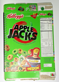 2004 Empty Apple Jacks Cartoon Network 19.1OZ Cereal Box SKU U200/258