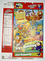 2000 Empty Cap'n Crunch Koosh Offer 16OZ Cereal Box SKU U200/271