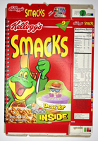 2004 Empty Smacks Cartoon Network Not Included 17.6OZ Cereal Box SKU U200/276