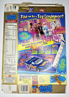 1998 Empty Golden Crisp Barbie or Hot Wheels 18OZ Cereal Box SKU U200/264