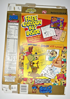 1998 Empty Golden Crisp Cartoon Network Kit Not Included 18OZ Cereal Box U200265