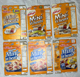 200's Empty Mini-Wheats 24.3OZ Cereal Boxes Lot of 6 SKU U199/225