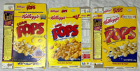 1990s-2000s Empty Corn Pops 10.9 & 15OZ Cereal Boxes Set of 3 SKU U199/240