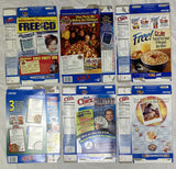 1990's-2000's Empty Rice Chex 12OZ Cereal Boxes Lot of 6 SKU U199/229