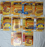 1990's-2000's Empty Honey Nut Cheerios 14OZ Cereal Boxes Lot of 10 SKU U199/243